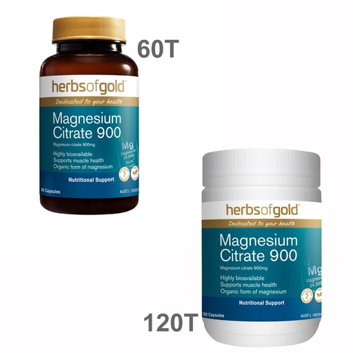 HERBS OF GOLD | Magnesium Citrate 900