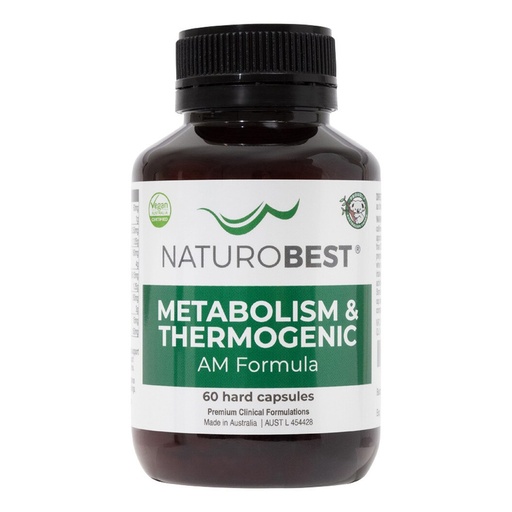 NATUROBEST | 新陳代謝與熱能支持 AM 配方 90顆