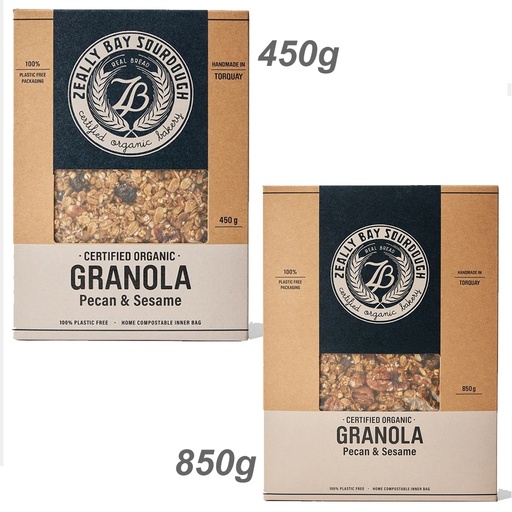 ZEALLY BAY SOURDOUGH | Granola - Pecan Sesame & Coconut Sugar