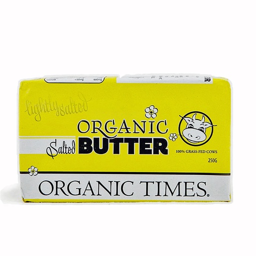 ORGANIC TIMES | 牛油 – 盐味 250g