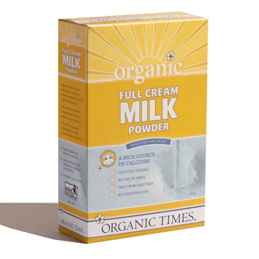 ORGANIC TIMES | 全脂奶粉，300克