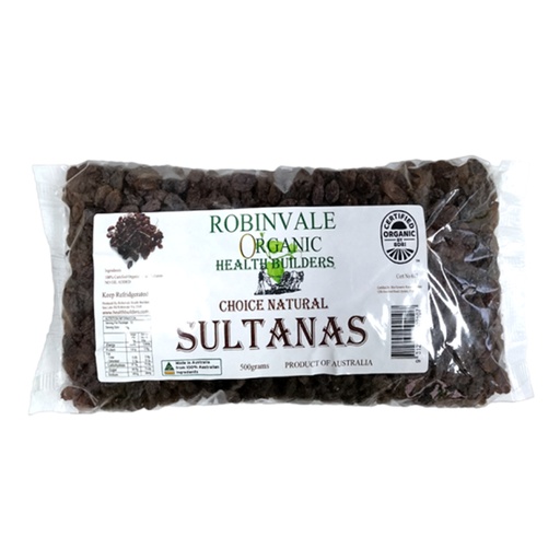 ROBINVALE | Sultanas – Health Builders 500g