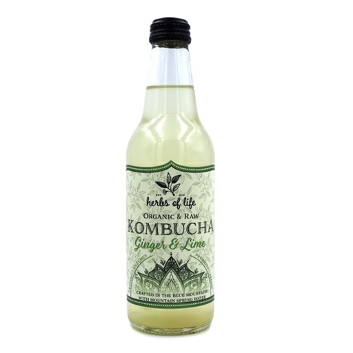 HERBS OF LIFE | 康普茶 – 姜和莱姆，330ml