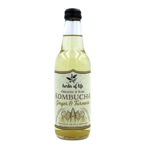 HERBS OF LIFE | Kombucha – Ginger & Turmeric, 330ml