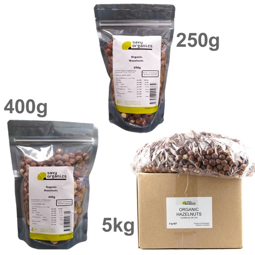 SAVY ORGANICS | Hazelnuts Raw