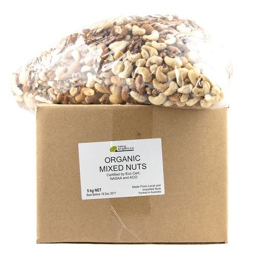 SAVY ORGANICS | Mixed Nuts Raw 5kg