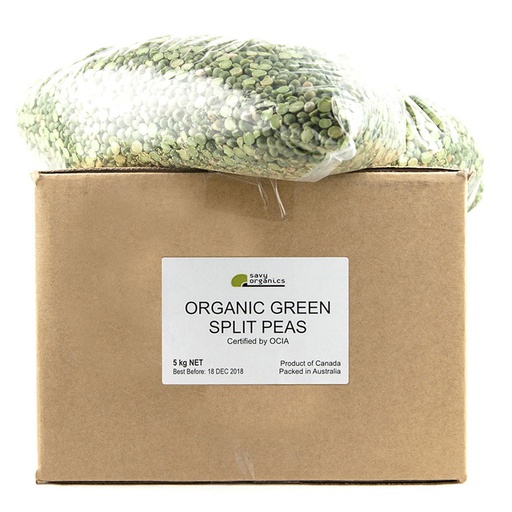 SAVY ORGANICS | 豌豆－绿扁豆（去壳）5公斤