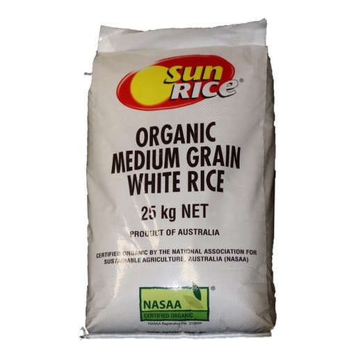 SUNRICE | Rice – Medium Grain White 25kg