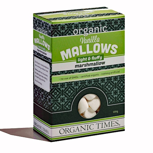 ORGANIC TIMES | 棉花糖 – 香草棉花糖 100g