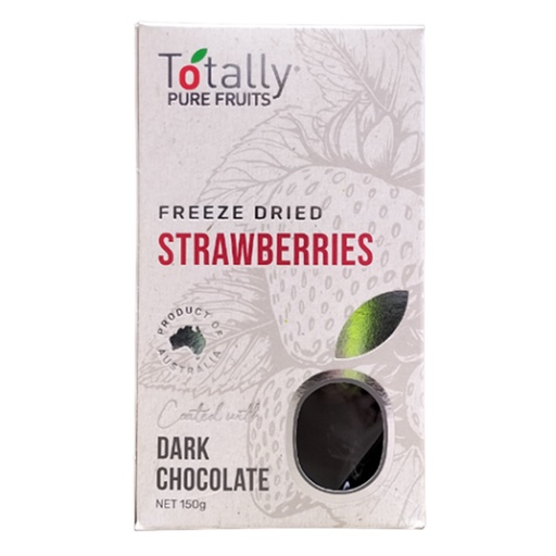 TOTALLY PURE FRUITS | 脆草莓與黑巧克力，150g