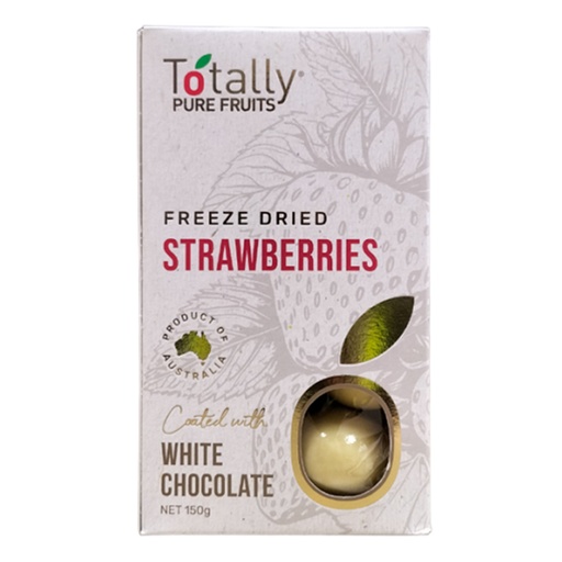 TOTALLY PURE FRUITS | 脆草莓與白巧克力，100g