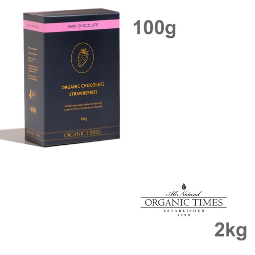 ORGANIC TIMES | 草莓 – 黑巧克力