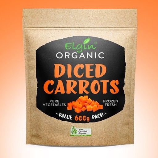 ELGIN ORGANIC | Frozen Diced Carrot