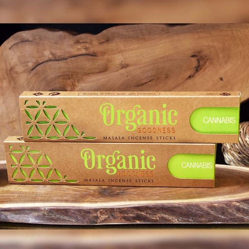 ORGANIC GOODNESS | Masala Incense CANNABIS, 15g per Box