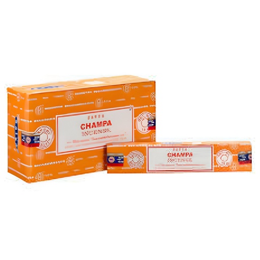 SATYA  | Satya Incense CHAMPA - Box of 12 packs, 15g per pack