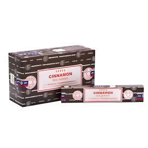 SATYA  | Satya Incense CINNAMON - Box of 12 packs, 15g per pack