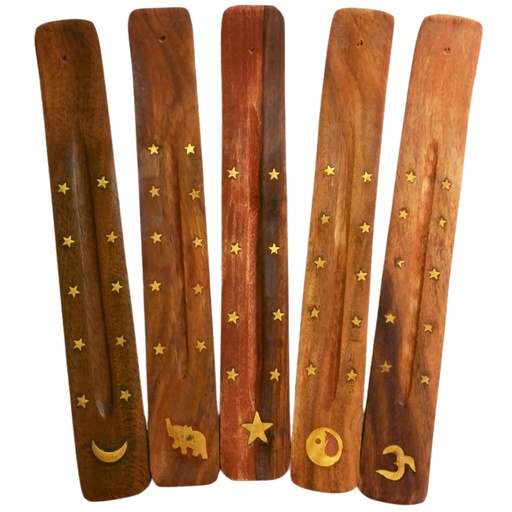 WOODEN | 平底灰烬收集器，铜嵌饰，25厘米