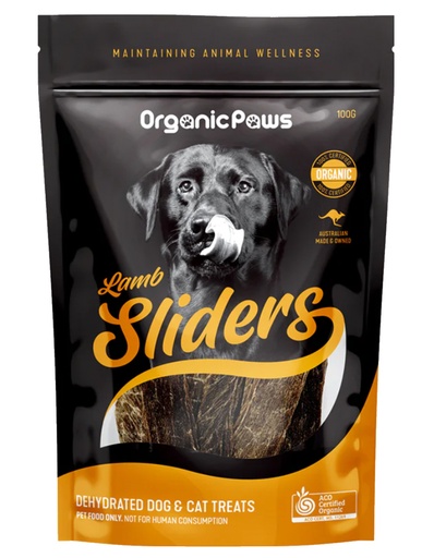 ORGANIC PAWS | Lamb Sliders 100g x24