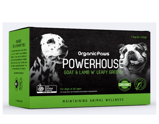 ORGANIC PAWS | Powerhouse Goat & Lamb with Leafy Greens 250g