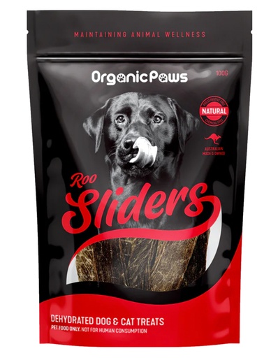 ORGANIC PAWS | Roo Sliders 100g x24