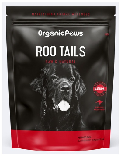 ORGANIC PAWS | Roo Tails 1kg x8