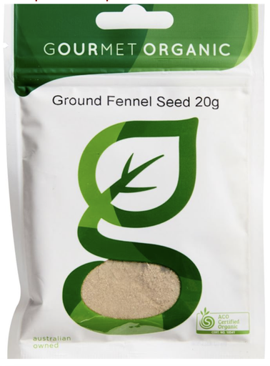 GOURMET ORGANIC | Ground Fennel Seed 20g