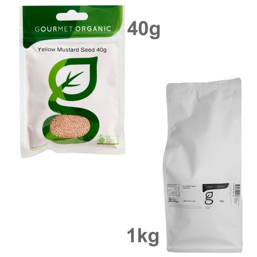 GOURMET ORGANIC | Yellow Mustard Seeds