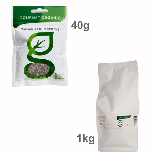 GOURMET ORGANIC | Black Pepper Cracked