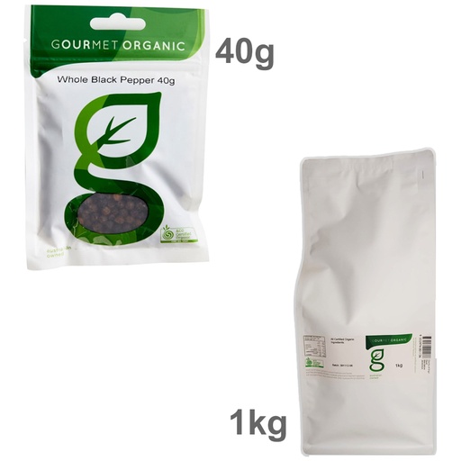 GOURMET ORGANIC | 黑胡椒粒 40g