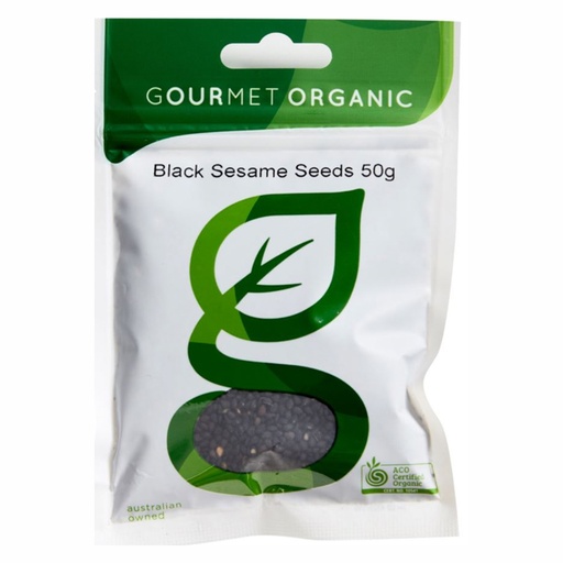 GOURMET ORGANIC | Sesame Seeds Black 50g