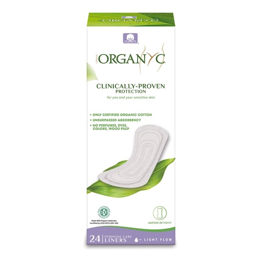 ORGANICS | Organic Panty Liners (Flat) – Light, 24 liner