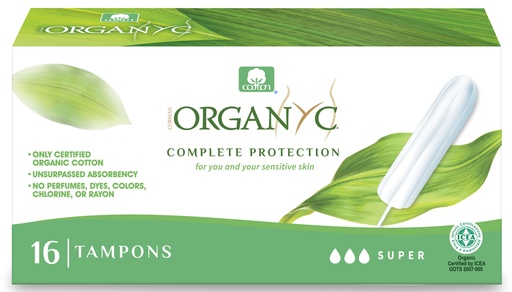 ORGANICS | Tampons – Super, 16 Tampons