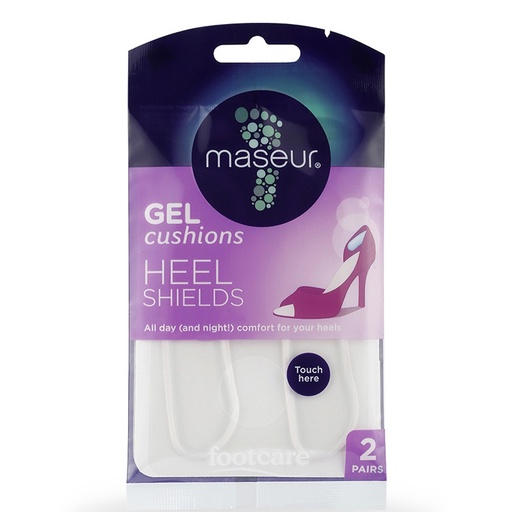 MASEUR | Heel Shields Gel Cushions, 2 Pairs
