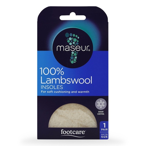 MASEUR | Lambswool Insoles, 1 Pair