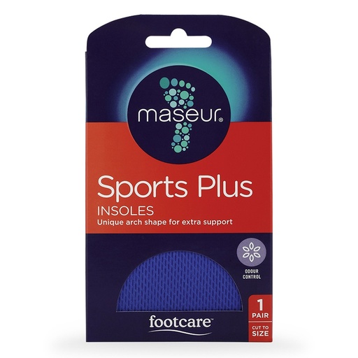 MASEUR | Sports Plus Insoles, 1 Pair