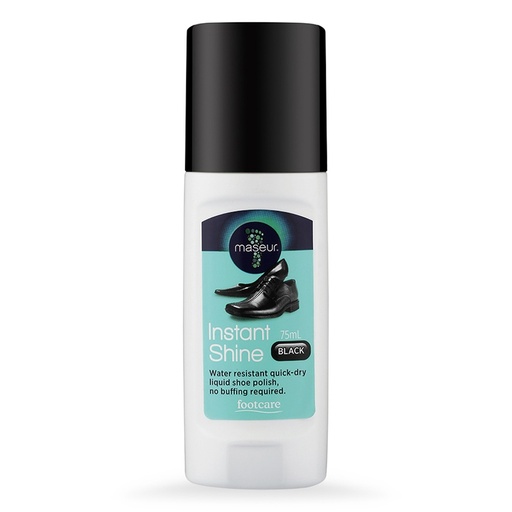 MASEUR | Shoe Polish Instant Shine Black 75ml