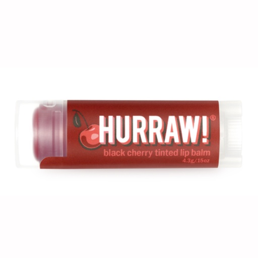 HURRAW! | Black Cherry Tinted Lip Balm, 4.8g