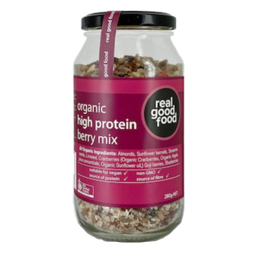 REAL GOOD FOOD | High Protein Mix Berry Organic (Jar) 280g