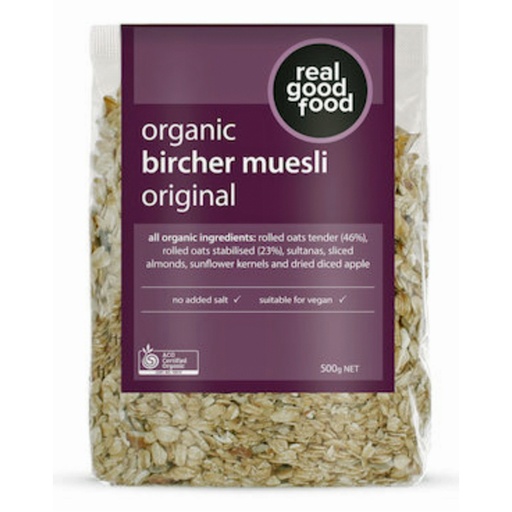 REAL GOOD FOOD | Muesli Bircher Organic (Bag) 500g