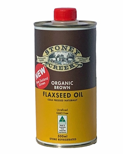 STONEY CREEK | Brown Flaxseed Oil Organic 500mL