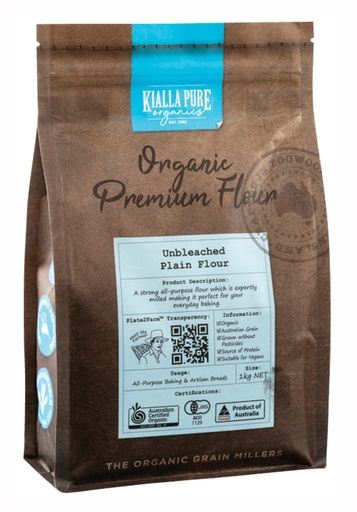 KIALLA | 无漂白普通面粉有机 1kg