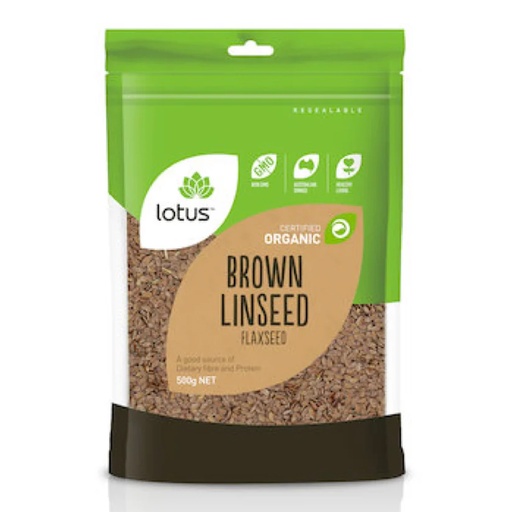 LOTUS | Linseed (Flaxseed) Brown Organic 500g