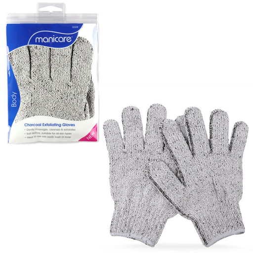 MANICARE | Charcoal Detox Exfoliating Gloves