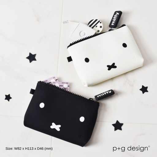 P+G DESIGN | Miffy Face Zipper Pouch
