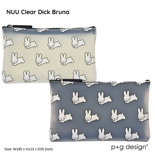 P+G DESIGN | NUU-Large Dick Bruna Clear Zipper Pouch