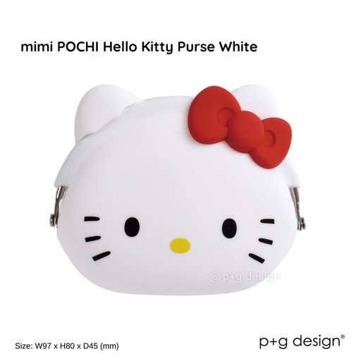 P+G DESIGN | mini POCHI Hello Kitty White