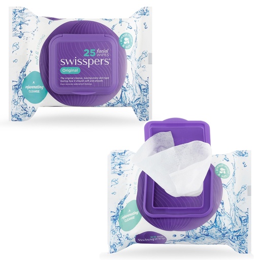 SWISSPERS | Original Facial Wipes 25 Pack