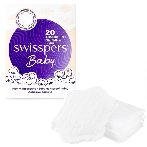 SWISSPERS | Absorbent Nursing Pads 20 Pack