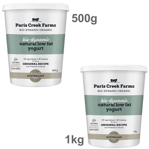 PARIS CREEK FARMS | Bio-Dynamic Natural Low Fat Yogurt
