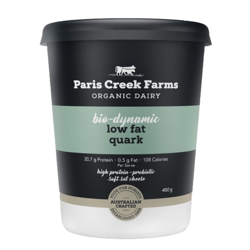 PARIS CREEK FARMS | Bio-Dynamic Low Fat Quark 450g